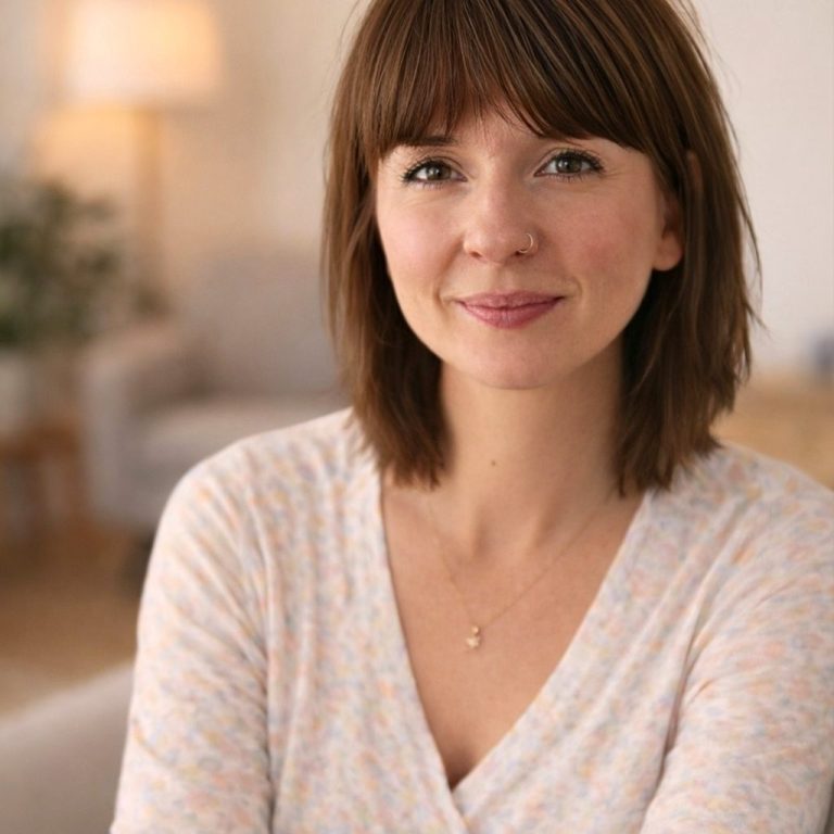 Susann Gersten Coachin Porträt einer lächelnden Frau mit kurzer brauner Frisur und schwarzem Pullover.